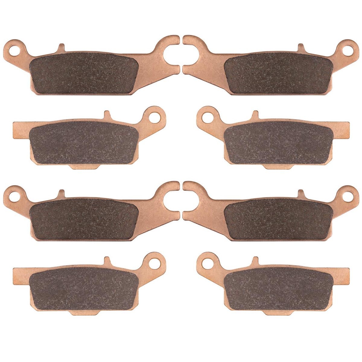 OKBA front packaging showing full brake pad set and compatibility information, ensuring correct fit