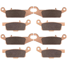 OKBA front packaging showing full brake pad set and compatibility information, ensuring correct fit