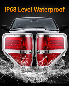 OKLPF taillight installed on F-150 demonstrating correct fit benefit