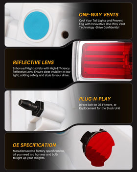 OKLPF taillight next to ruler showing size and mounting points benefit