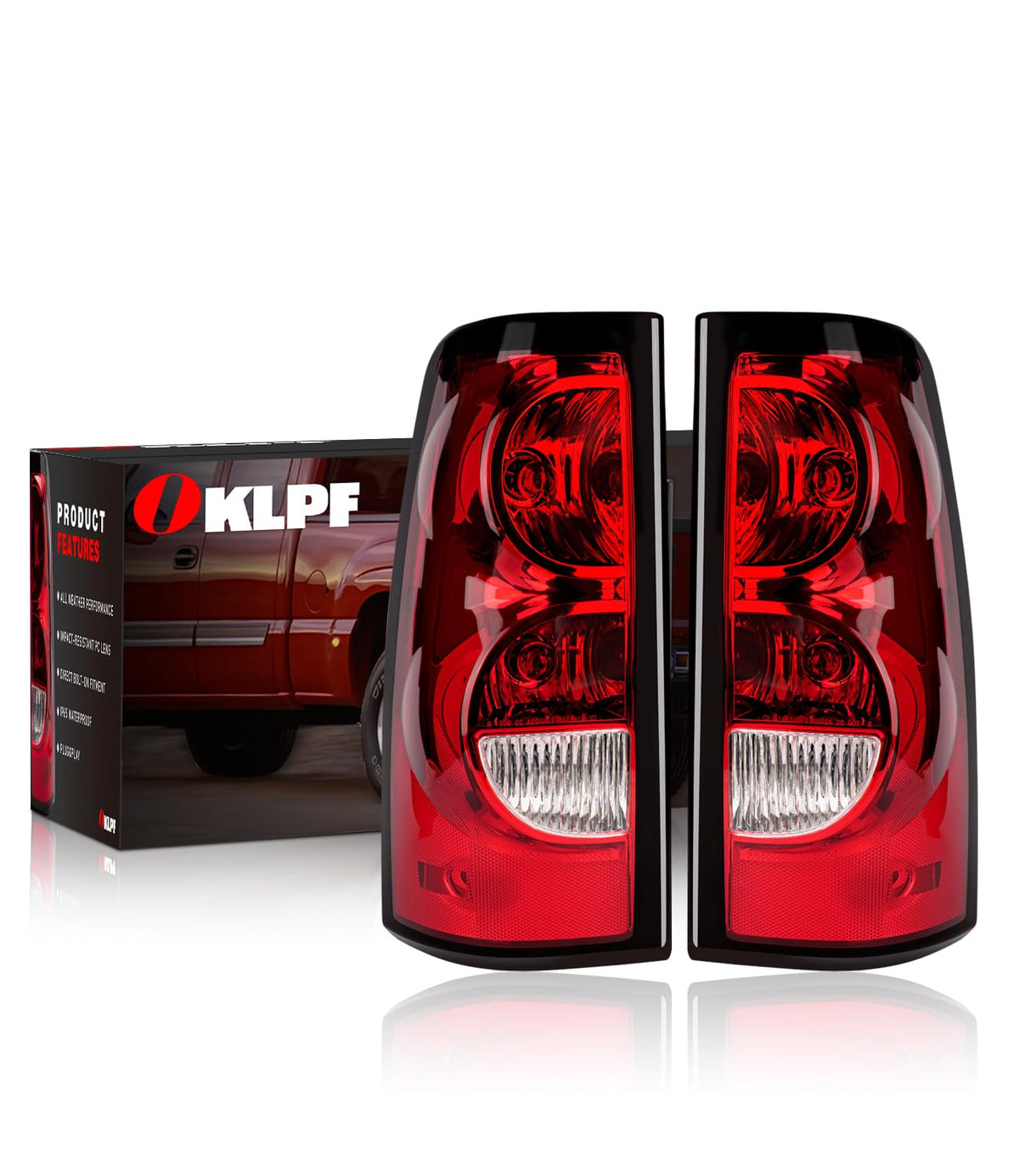 OKLPF front assembly showing full taillight fit and clean finish for reliable replacement