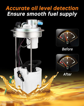 OKLPF module installed in fuel tank demonstrating correct in-tank placement