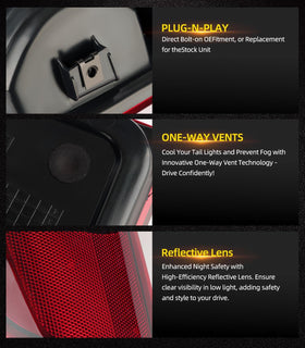 OKLPF rear view on truck illustrating full rear illumination and integrated look