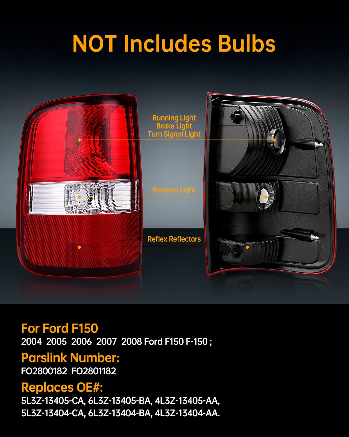 OKLPF taillight close-up lens detail highlighting durable finish and clarity