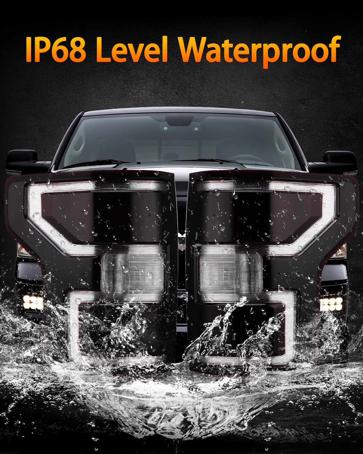 OKLPF installed on Ford F150 rear demonstrating improved aesthetics
