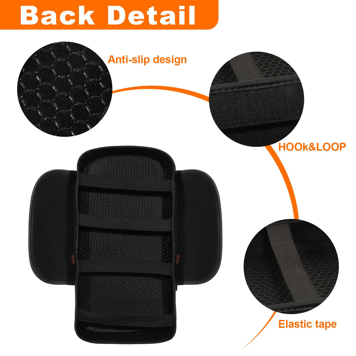 OKLSG anti-slip backing and elastic bands ensuring secure, non-slip fit