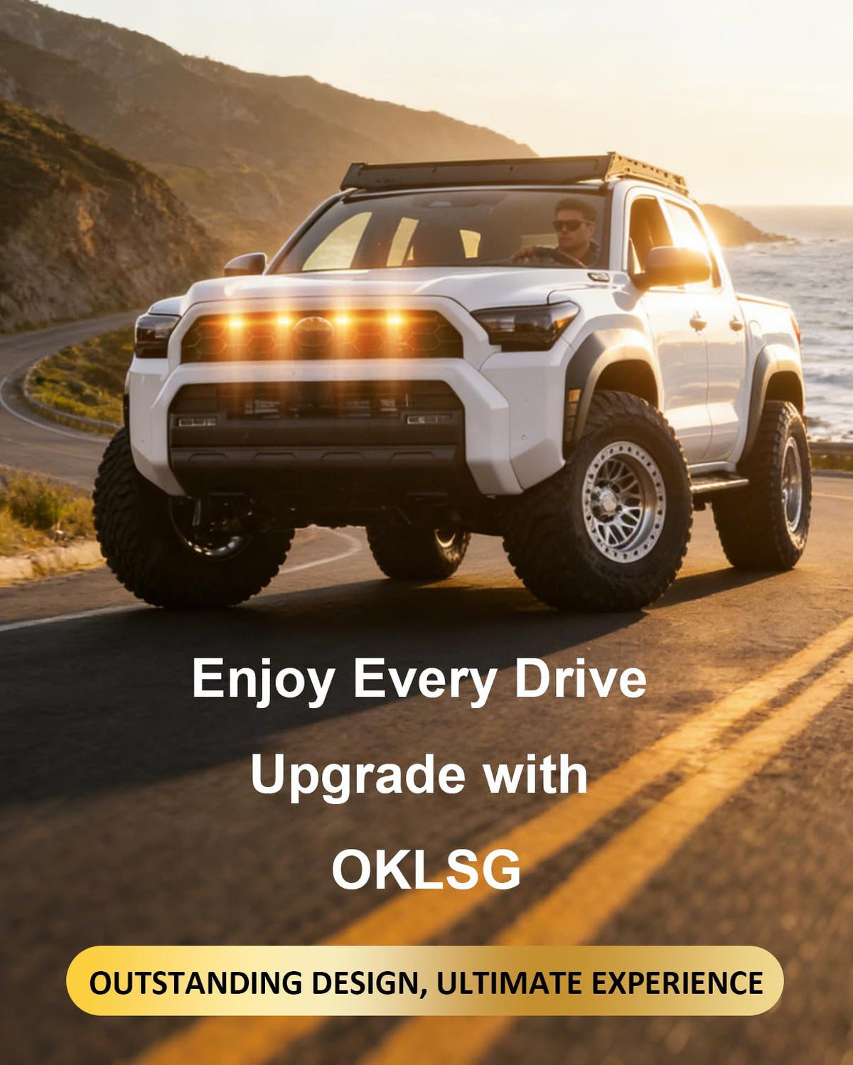 OKLSG packaging with hardware and guide included for full hassle-free install