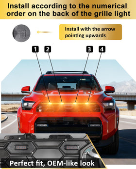 OKLSG side profile of light seated in grille demonstrating gap-free factory fit