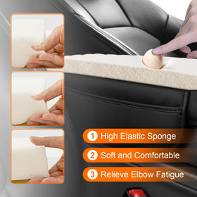 OKLSG size comparison next to a hand showing proportional armrest cushion
