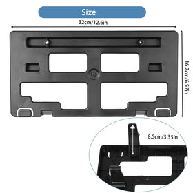 OKPARZ bracket installed on Ford Ranger front bumper for secure plate mounting