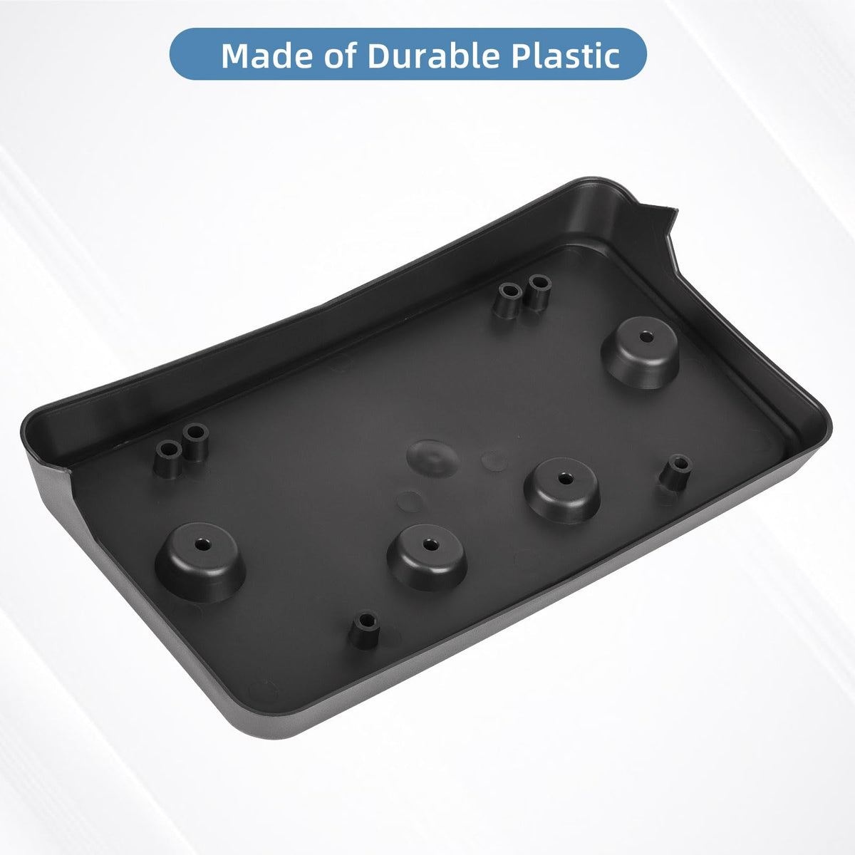 OKPARZ license frame with plate installed showing secure plate retention