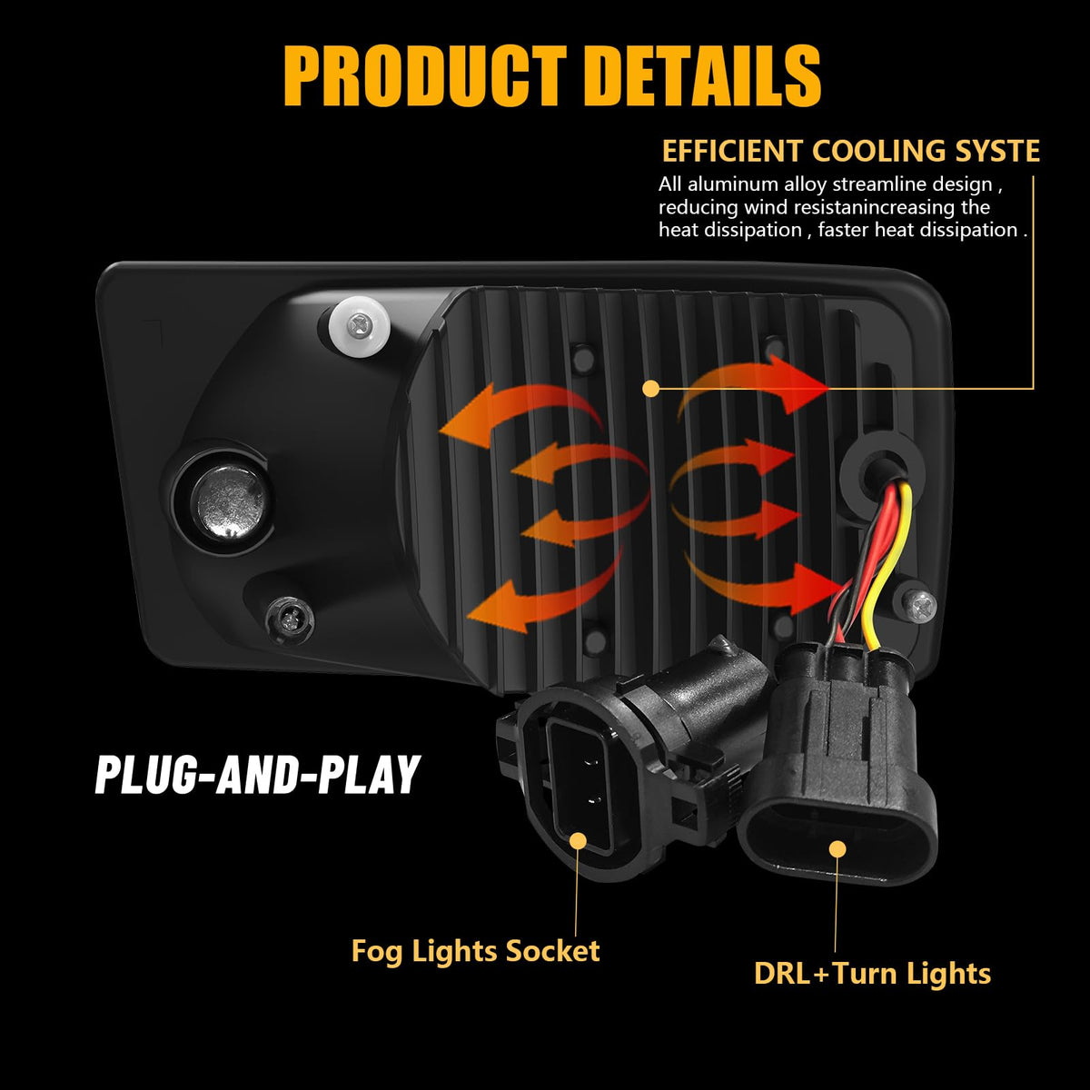 OKSIWA DRL wiring harness connections showing included harness and ease