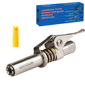 OKYOUK front view of coupler showing compact profile and quick-lock benefit