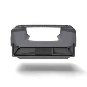 Old Rock installed in Model Y dashboard lifestyle shot — maintains clean minimalist look
