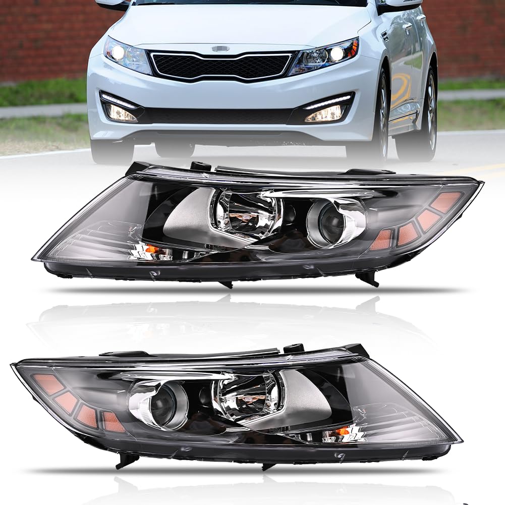 OLDANI front view of headlight assembly showing clean fit and improved visibility