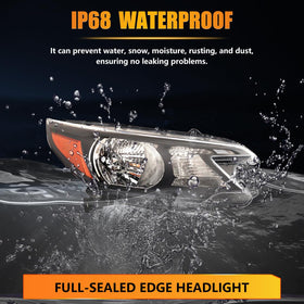 OLDANI headlight installed on CR-V showing exact fitment benefit