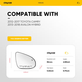 oleycaw folded mirror on passenger side showing compact profile and durability