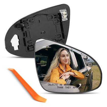 oleycaw front view mirror assembly showing fit and finish for precise replacement