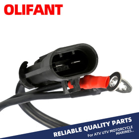 OLIFANT 74505-02 installed on Harley showing proper placement and restored charging