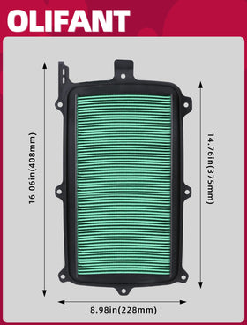 OLIFANT filter installed in Honda Talon demonstrating engine protection