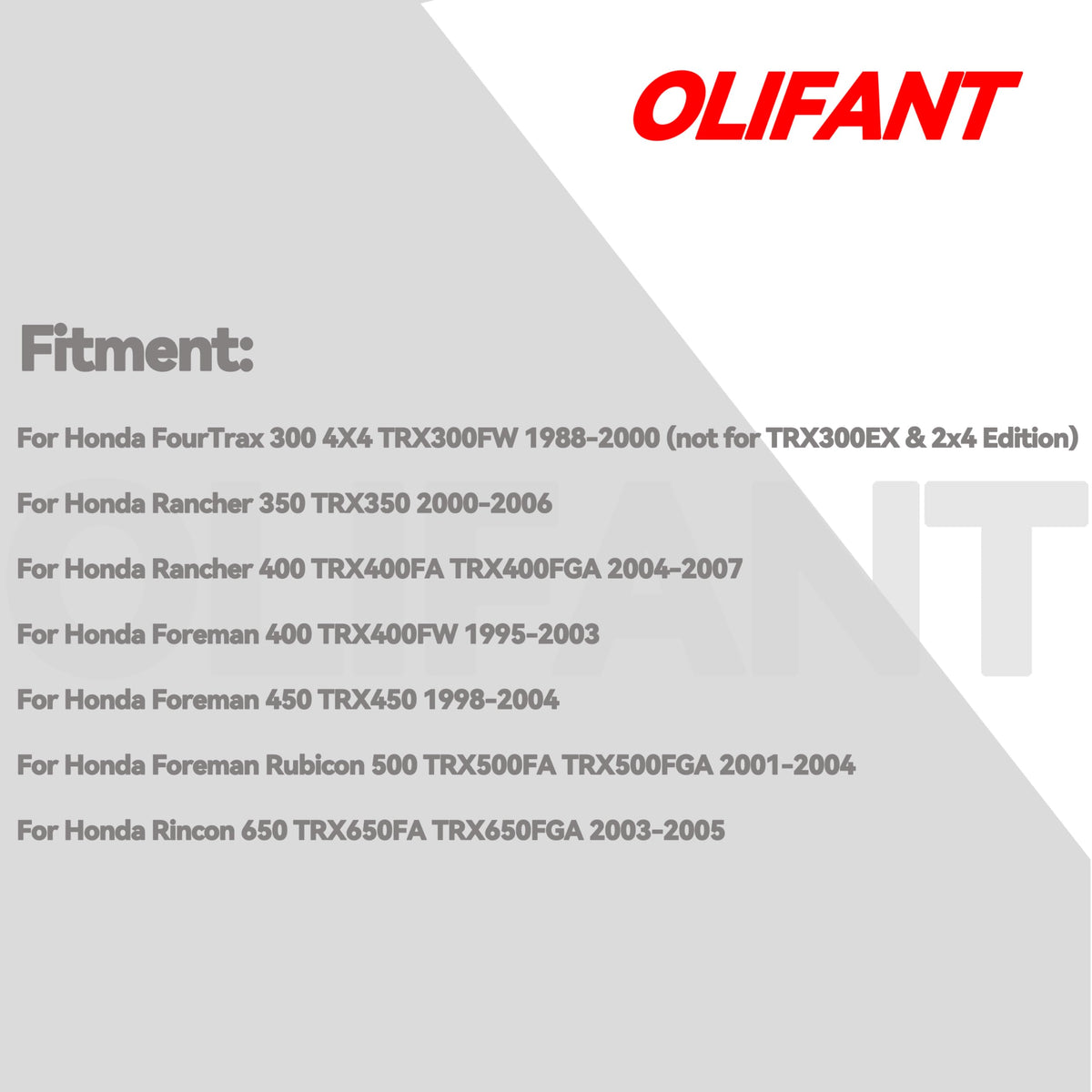 OLIFANT brake shoe front profile highlighting correct OE fitment and stable bite