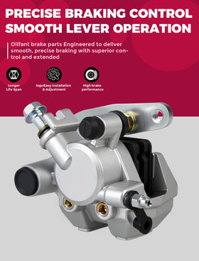OLIFANT caliper piston area closeup showing solid finish for reliable seal seating
