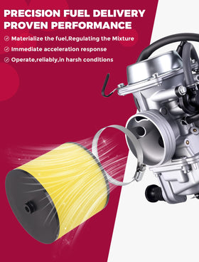 OLIFANT carburetor air-filter side showing sealing surface for correct airflow and protection