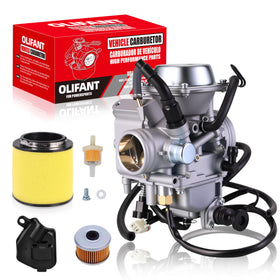 OLIFANT front view of carburetor showing mounting points and fitment benefit