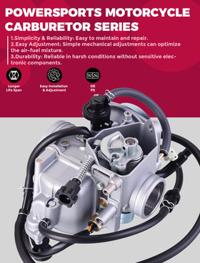 OLIFANT carburetor intake flange closeup showing precise 33mm inner diameter fit