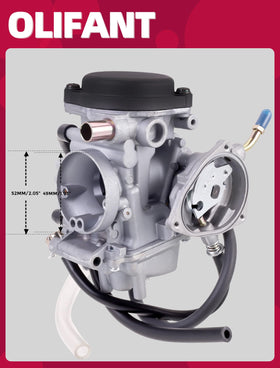 OLIFANT carburetor label and OE references for correct model matching