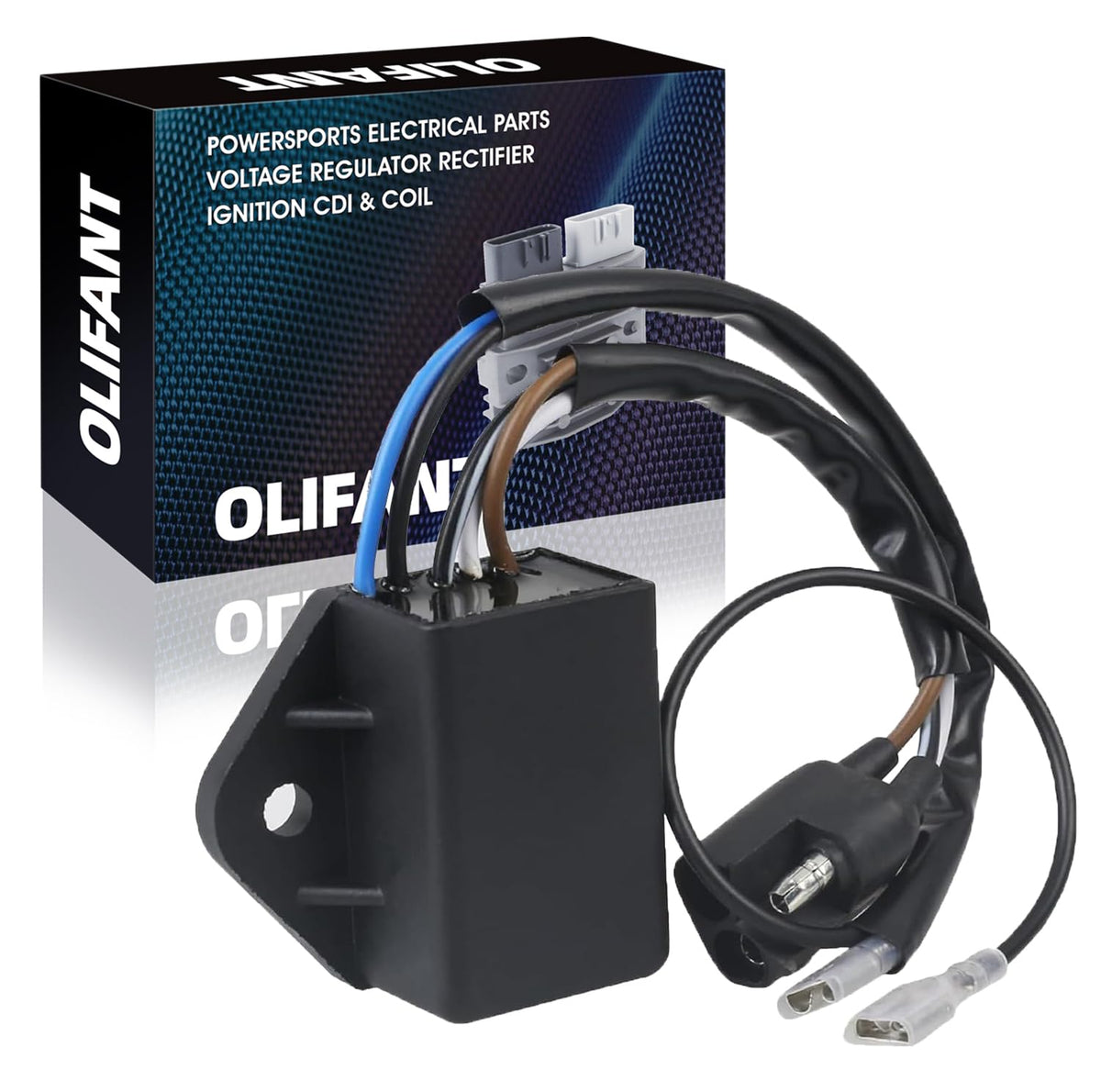 OLIFANT CDI front view showing robust casing and secure mounting benefits