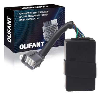 OLIFANT CDI front view showing compact housing and easy bolt-on fit