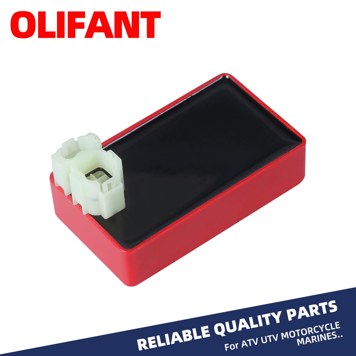 OLIFANT CDI label with reference part numbers for accurate part verification benefit