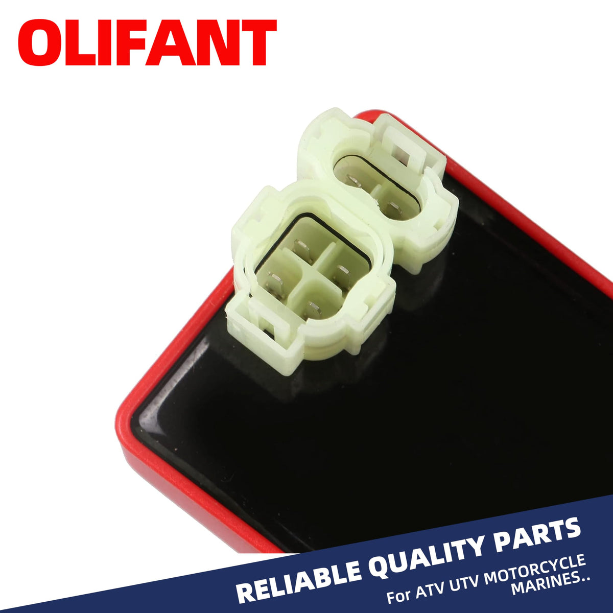 OLIFANT CDI mounted in a Honda FourTrax 300 demonstrating correct installation benefit