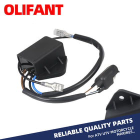 OLIFANT CDI packaging and label confirming model compatibility and certification
