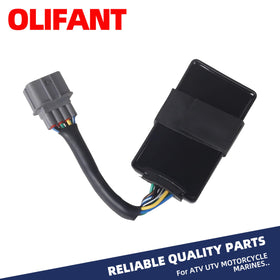 OLIFANT CDI next to ruler showing size for correct fit confirmation