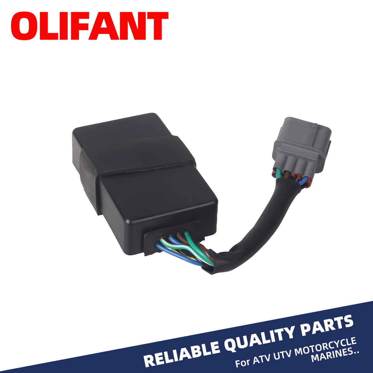 OLIFANT CDI top label detail displaying reference numbers for accurate replacement