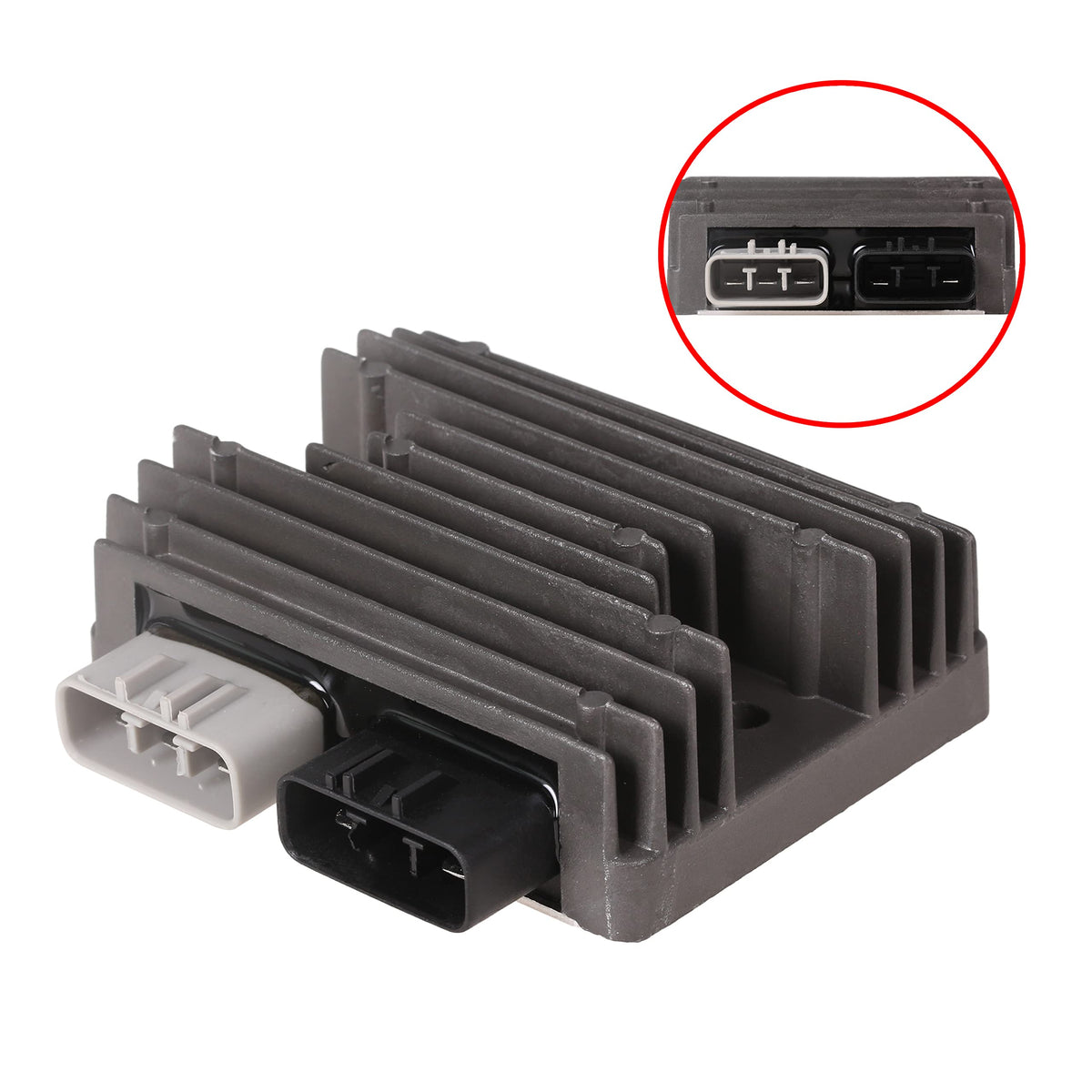 OLIFANT cooling fins and mounting tabs close-up for heat dissipation benefit