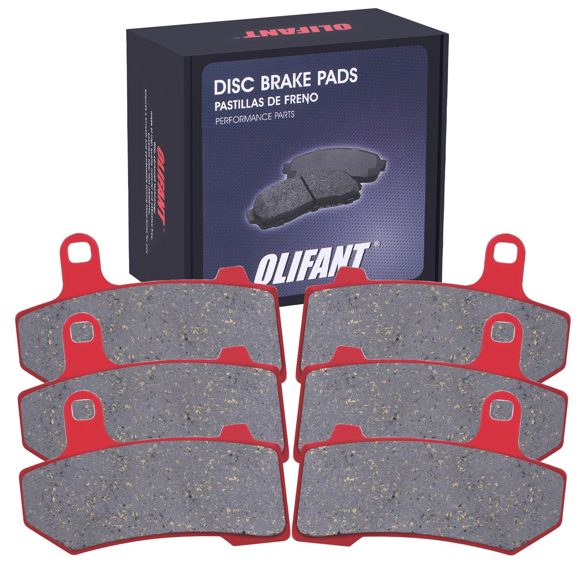 OLIFANT front packaging for Street Glide showing complete kit and clear fitment benefit