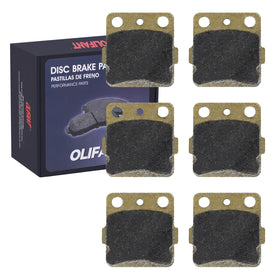 olifant front packaging showing full brake pad set and clear fitment benefit