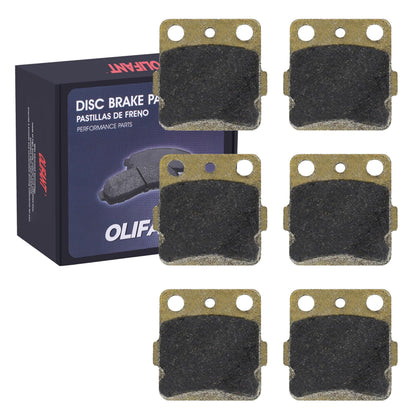 olifant front packaging showing full brake pad set and clear fitment benefit