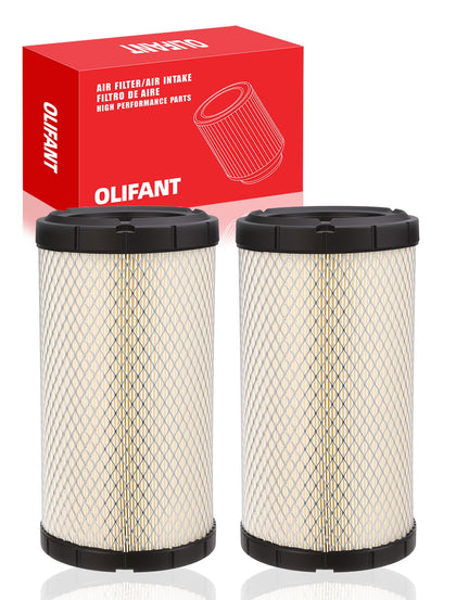 OLIFANT front view of two filters showing clean fit and ready-to-install benefit