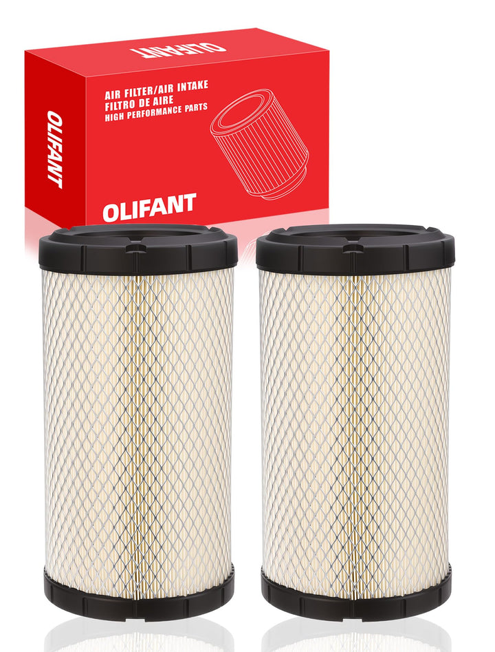 OLIFANT front view of two filters showing clean fit and ready-to-install benefit