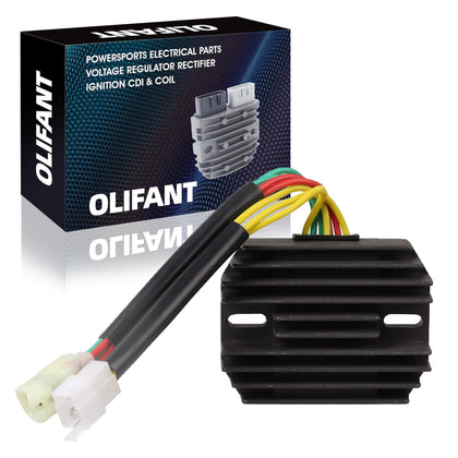 OLIFANT regulator front view showing compact housing and reliable fit