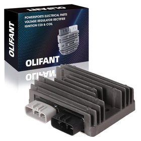 OLIFANT front view regulator rectifier showing clean finish and easy fit