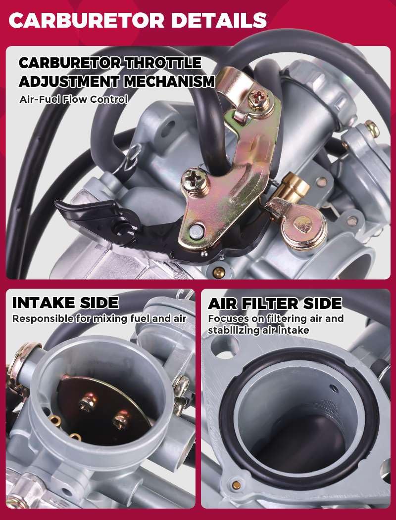 OLIFANT carburetor installed on Honda Recon 250 demonstrating fit and benefit