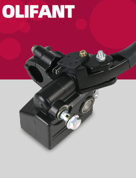 OLIFANT master cylinder on ATV trail demonstrating reliable braking on rides