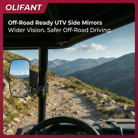 OLIFANT convex glass close-up showing extended field of view benefit