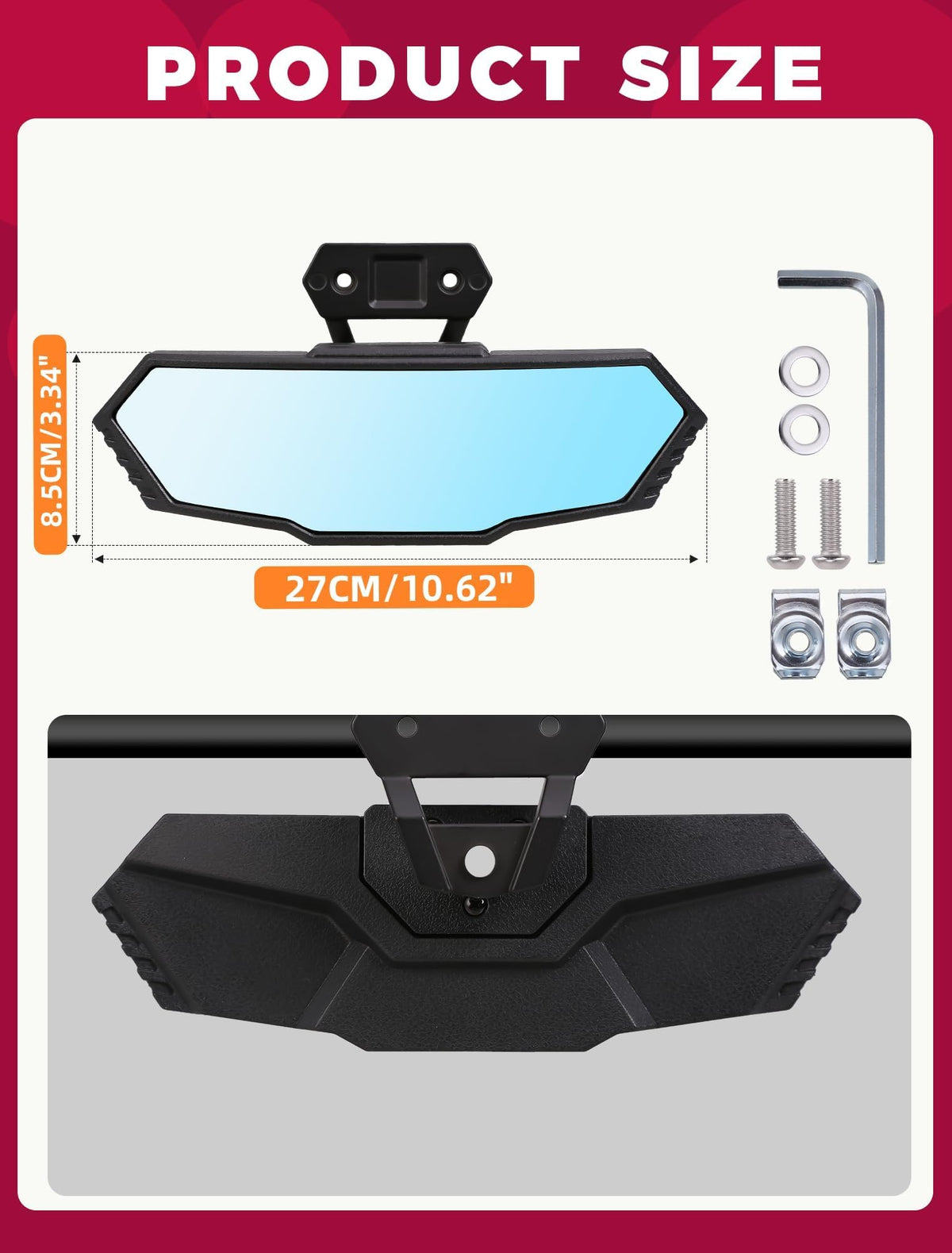 OLIFANT included hardware and tools layout illustrating easy DIY installation