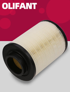 OLIFANT product packaging with the two filters showing ready‑to‑install benefit